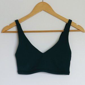 Dark Green Aerie "Offline" Sports Bra NWOT